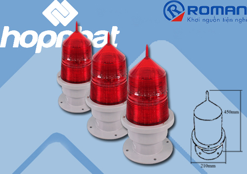 ĐÈN BÁO KHÔNG ELW8001/20W, Đèn báo không Roman